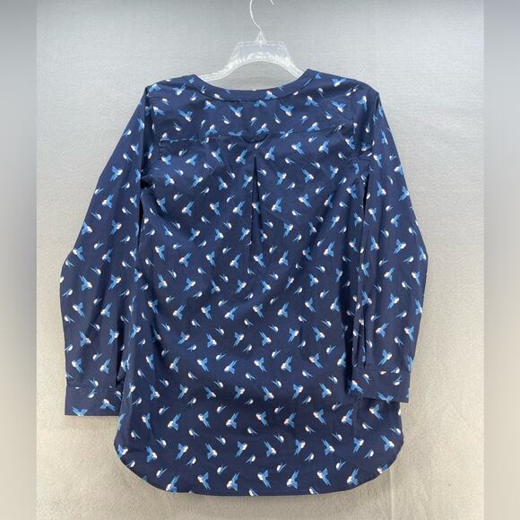Duluth Trading Co Women’s Bluebird Tunic Button Up Blouse Women’s Size Small - Picture 6 of 16